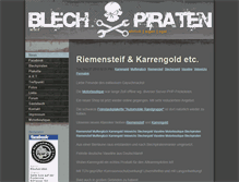 Tablet Screenshot of blechpiraten.org